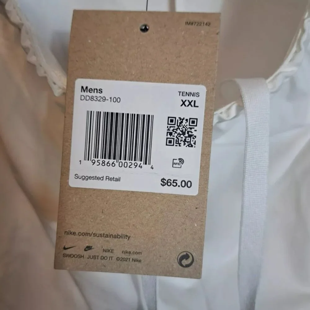 Nike‎ Men Sz XXL Court Dri-Fit Advantage 7
